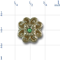 ale1038 Emerald Bracelet Slide 